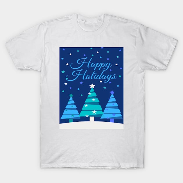 Happy Holidays T-Shirt by Orchyd